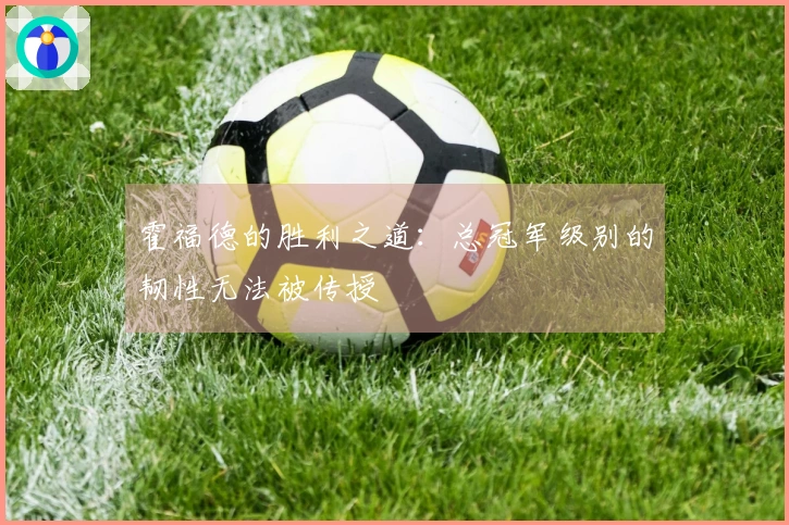 霍福德的胜利之道：总冠军级别的韧性无法被传授